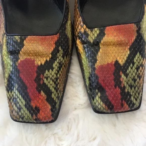 ❤️CASADEI❤️SNAKE skin heels size (8 1/2) - Picture 6 of 8
